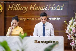 Hillary Hanoi Hotel With Outdoor Swimming Pool - Reception