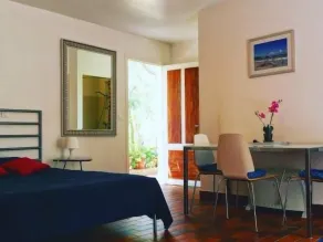 Studio Vue mer Climatisé avec terrasse Calvi - Chambre