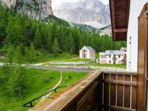 Hotel Al Sasso di Stria - Ausblick vom Zimmer