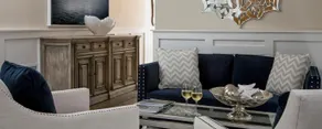 Shelter Island House - Coin salon dans le hall