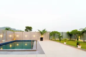 DanCenter Hill's Stay Villa | 3BHK | Pvt Pool | Kishangarh - Piscina