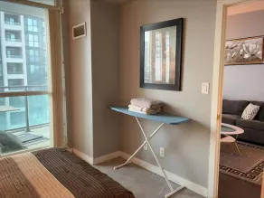 Charmant appartement entièrement équipé avec sauna, piscine et barbecue | Vue ville - Chambre