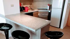 Depto Edificio Club Oceano - Cucina privata