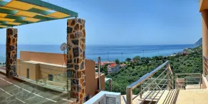 Ouzo Panoramic Houses 1, with private pool - Utsikt fra rommet