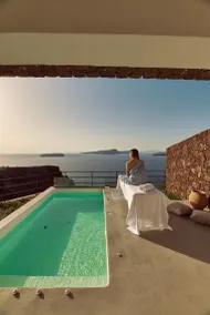 Coco-Mat Hotel Santorini - Vue de la chambre
