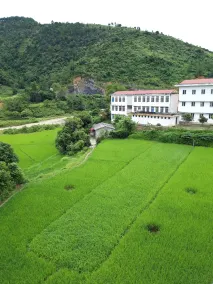 Yen Minh Hotel Thien An - Ausblick vom Zimmer