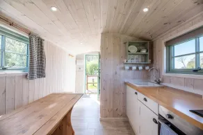 Honeysuckle Farm Hut 7 - Suffolk Farm Holidays - Cucina privata
