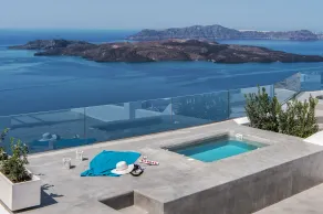 Villa Irini Fira - Adults Only - Vue de la chambre