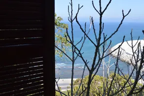 Aux 3 Portes - Ausblick vom Zimmer