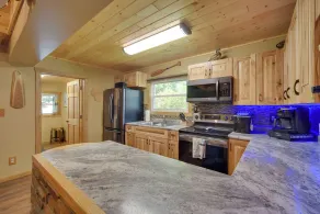 Pet Friendly w/ Private Dock - Steps to Rice Lake - Interior