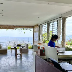 Bloo Lagoon Eco Village - Reception