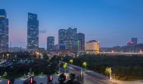 Holiday Inn Express Zhengzhou Zhengdong by IHG - Ausblick vom Zimmer