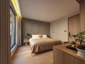 Qingdao Wushe Yujianshanju Tangchi Seaview Hotel - Room