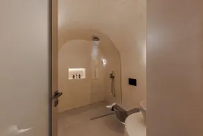 Caldera's Dream Cave House with hot tub & sea view - Badeværelse