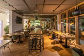 Ökohotel aus Holz Alea Eco - Restaurante