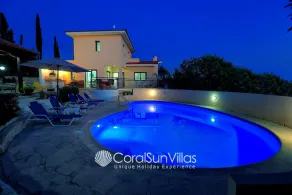 Large Pool Garden, Billiard, Peaceful Area, Near to the Sea, Coral Bay Paphos - Pool