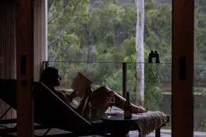 Mt Mulligan Lodge - Ausblick vom Zimmer