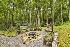 'lotsa Moose Lodge' Pisgah Forest Waterfall Cabin! - Intérieur