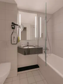 Best Western Hotel Darmstadt Mitte - Bathroom
