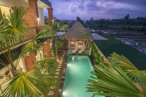 Sujiwa Ubud Hotel & Villa - Ausblick vom Zimmer