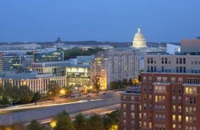 Global Luxury Suites at The Convention Center - Ausblick vom Zimmer