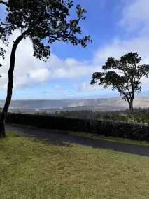 Volcano House - Vista do quarto