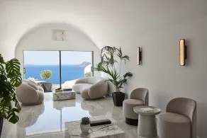 Canaves Oia Suites - Small Luxury Hotels of the World - Coin salon dans le hall