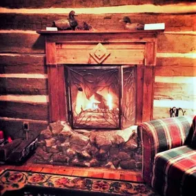 DeHart Cabin - Salle de séjour