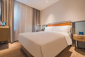 Echarm Plus International Hotel Guangzhou South Railway Station Zhongcun Metro Station Branch - Free Shuttle Bus to Canton Fair Complex During Canton Fair Period - Vistas desde la habitación