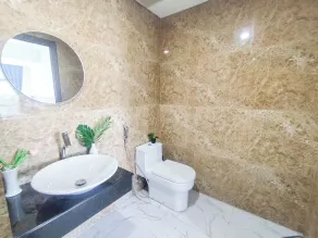 Simple 1Br Near Mall At Grand Sungkono Lagoon Apartment - Badeværelse