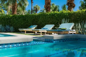 Mesa Mid-Century: 2 BR, 2 BA Casa a Palm Springs, 4 posti letto - Piscina
