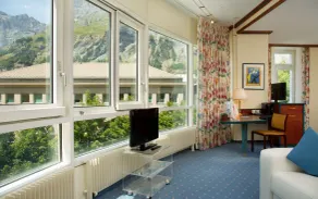 Thermal Hotels & Walliser Alpentherme Leukerbad - Vue de la chambre