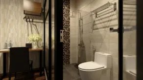 The Square Hotel - Badeværelse