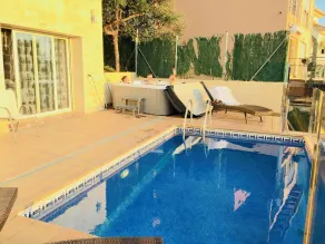 Luxury villa Investingspain with sea views, pool and jacuzzi - Basseng