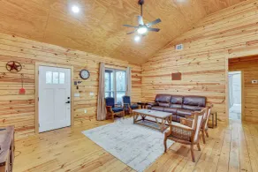 Private Deck & Forest Setting: Waelder Cabin! - Interior