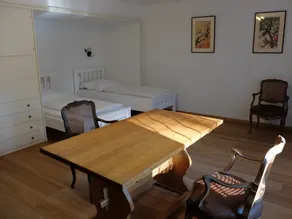 Camera privata con giardino, terrazza e griglia | Vista sulla montagna - Camera