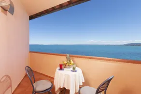 Hotel Villa Domizia - Ausblick vom Zimmer