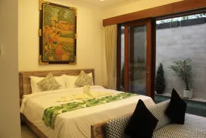 Green Studio Apartment Seminyak - Chambre
