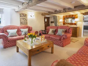 Higher Collaton Cottage - Living room