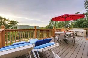Hot Tub & Fire Pit! Lake-View Home in Blue Eye - Interior
