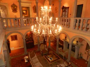 Villa Bertagni - Sitteområde i lobbyen