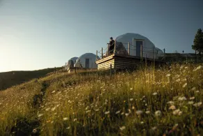 Stargazing Glamping Domes Golte - Boendets fasad