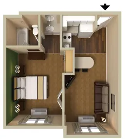 Extended Stay America Suites - Denver - Aurora North - Chambre