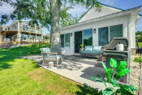 Montpelier Lake House w/ Deck, Dock & Fireplace! - Interior