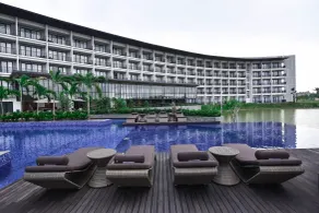 Hotel Santika Premiere Bandara Palembang - Piscine