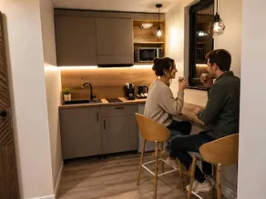 APARTÉ HOTEL Dijon Sud - Privat køkken