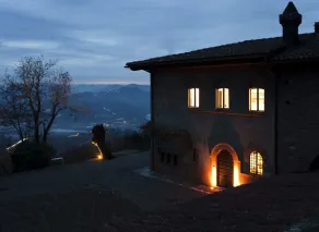 Castello di Gabiano - Ausblick vom Zimmer
