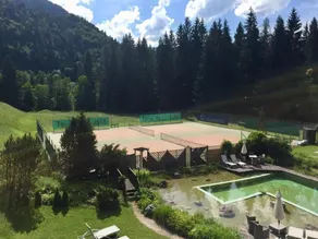 Quarto duplo com chuveiro, WC - Schütterbad, Landhotel - Piscina