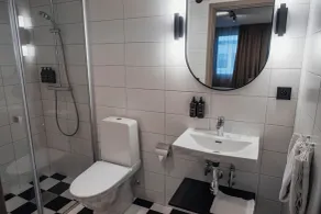 Home Hotel Smedjan - Badeværelse