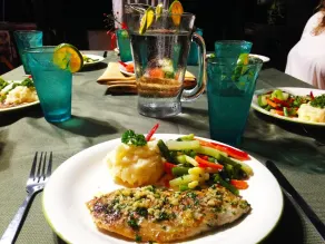 Jungle Lodge at Wild Sun Rescue Center - Restaurante